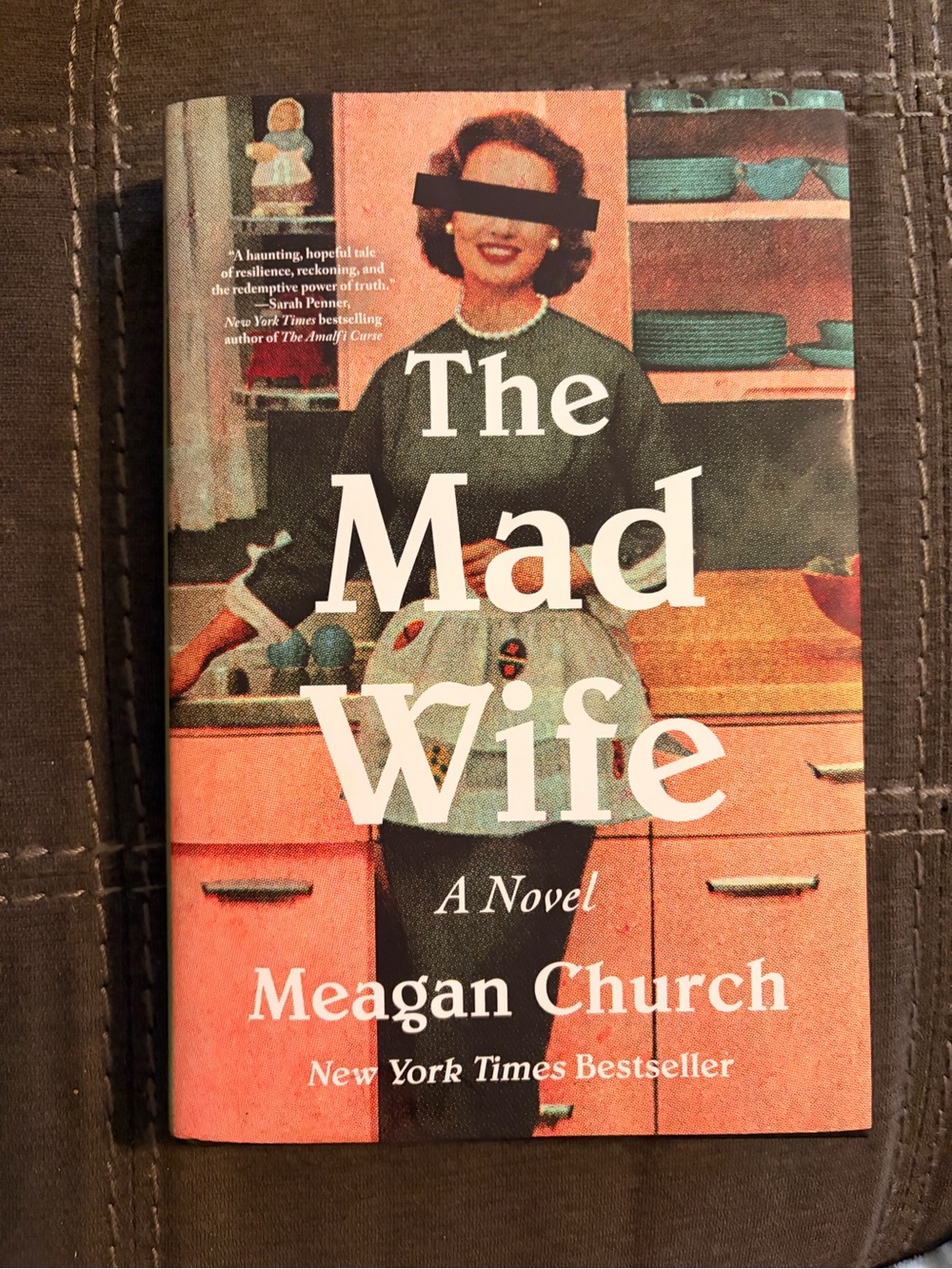 The Mad Wife by Meagan Church - Coral & Teal Hardcover book